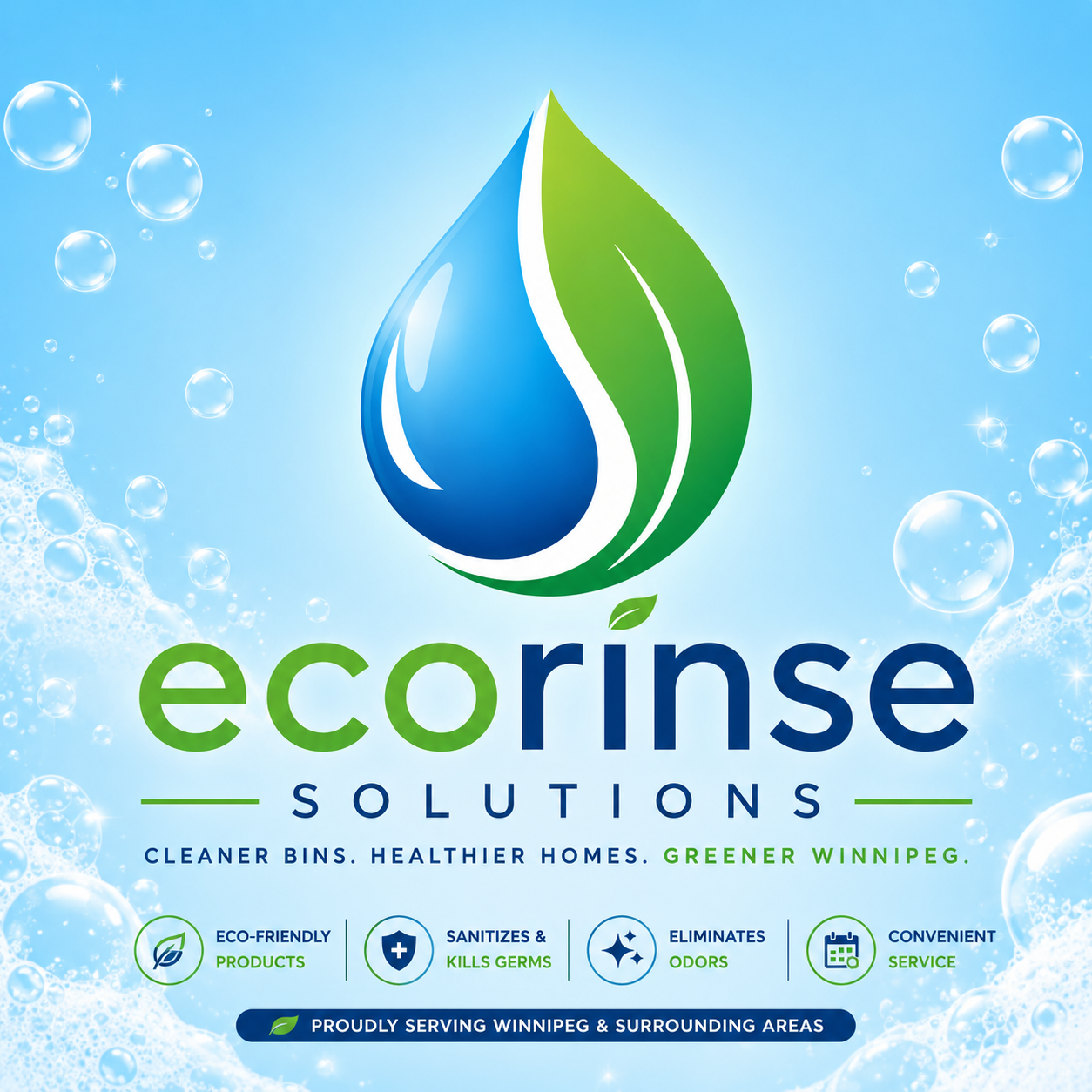 Ecorinse Solutions — eco-friendly bin cleaning in Winnipeg